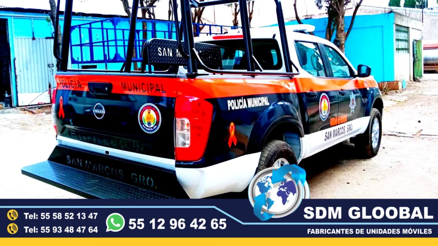 Venta y fabricacion de Defensa trasera tipo escalon para Patrullas<br>