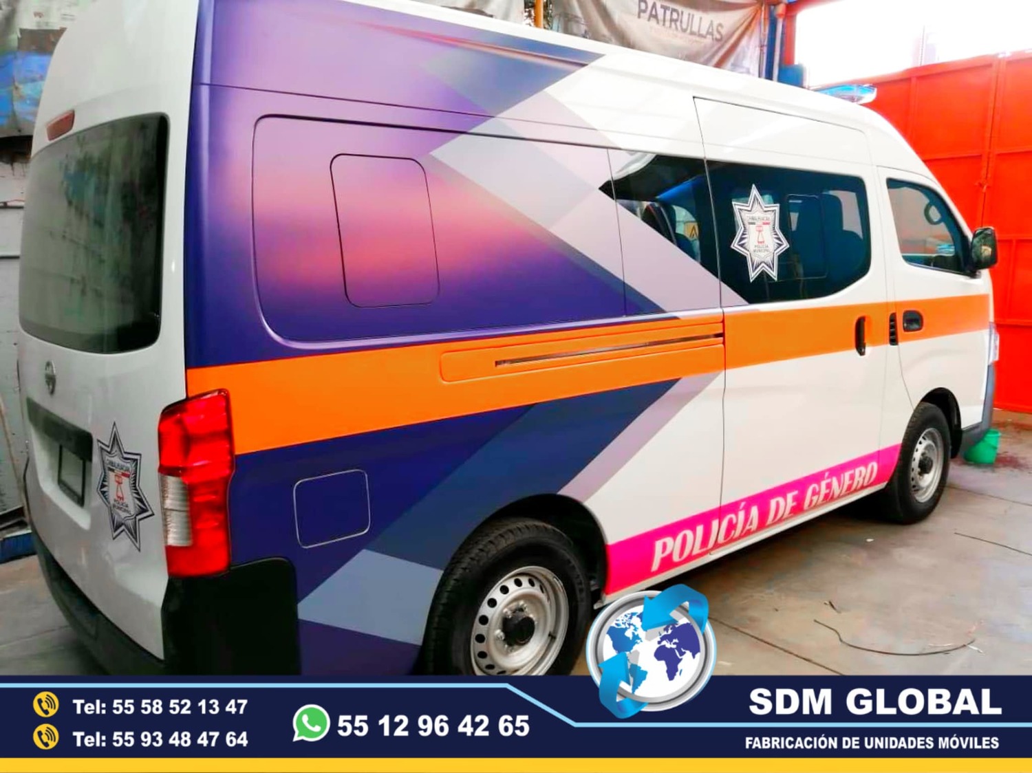 Venta de unidad movil de policia de genero rosa atencion<br>