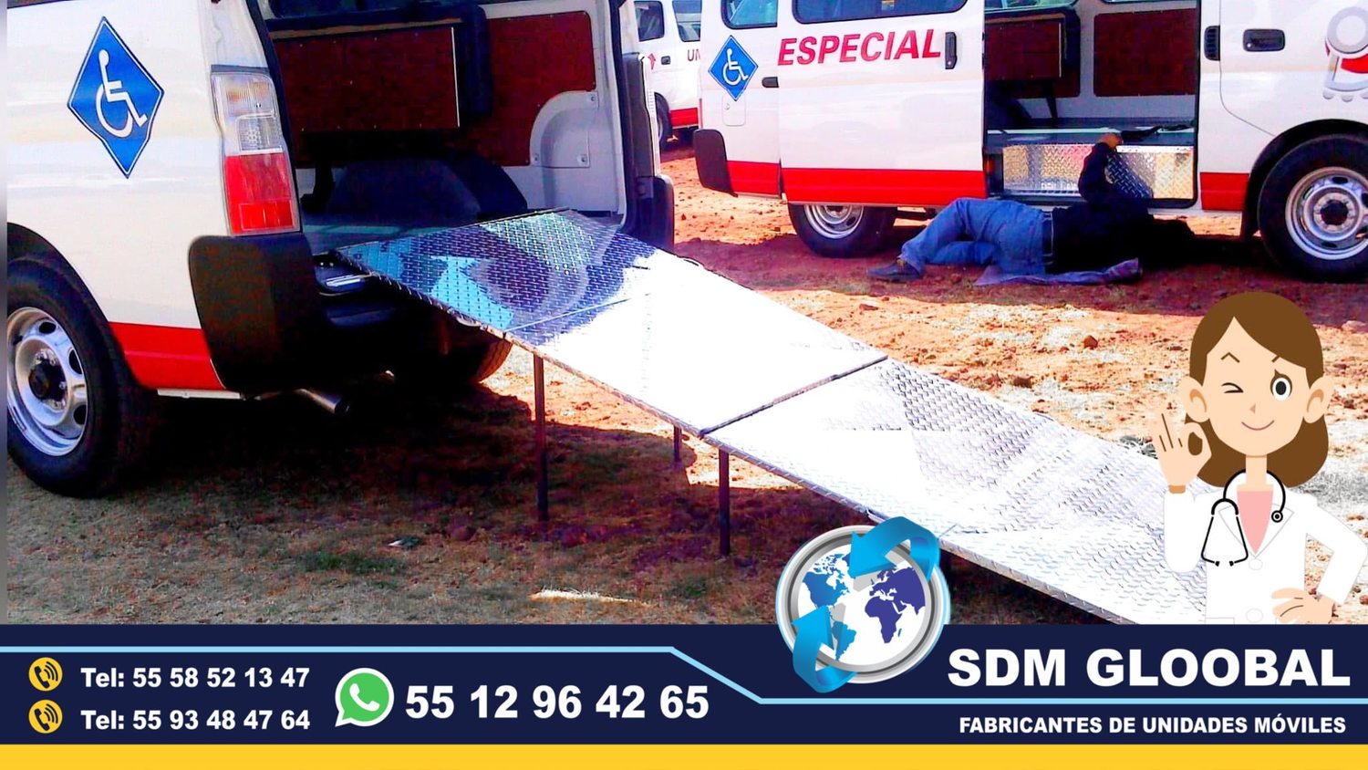 Venta de Ambulancias de Traslado de Tipo 1 y Tipo 2 en Mexico.<br>