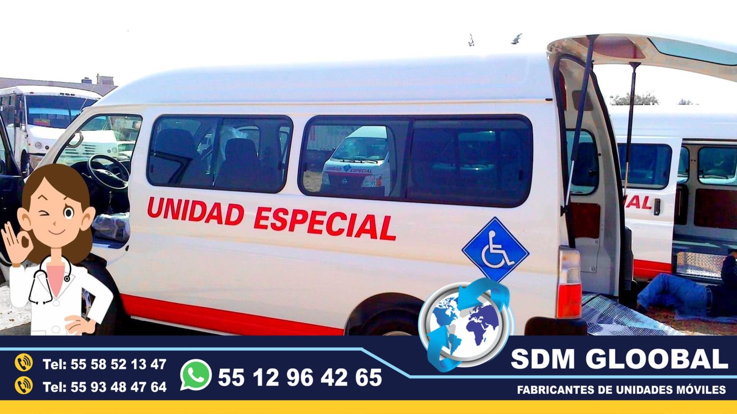 Venta de Unidades Medicas Moviles Especiales en Mexico<br>