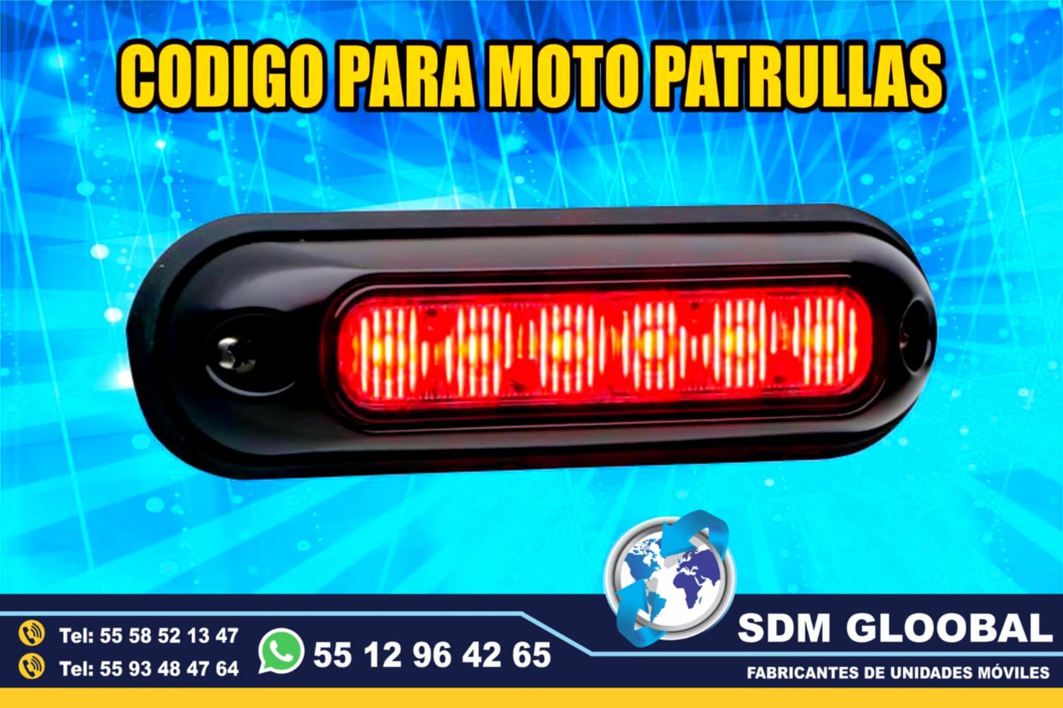Venta de Luces auxiliares codigos estrobos escolta ministerial ficalia  <br>