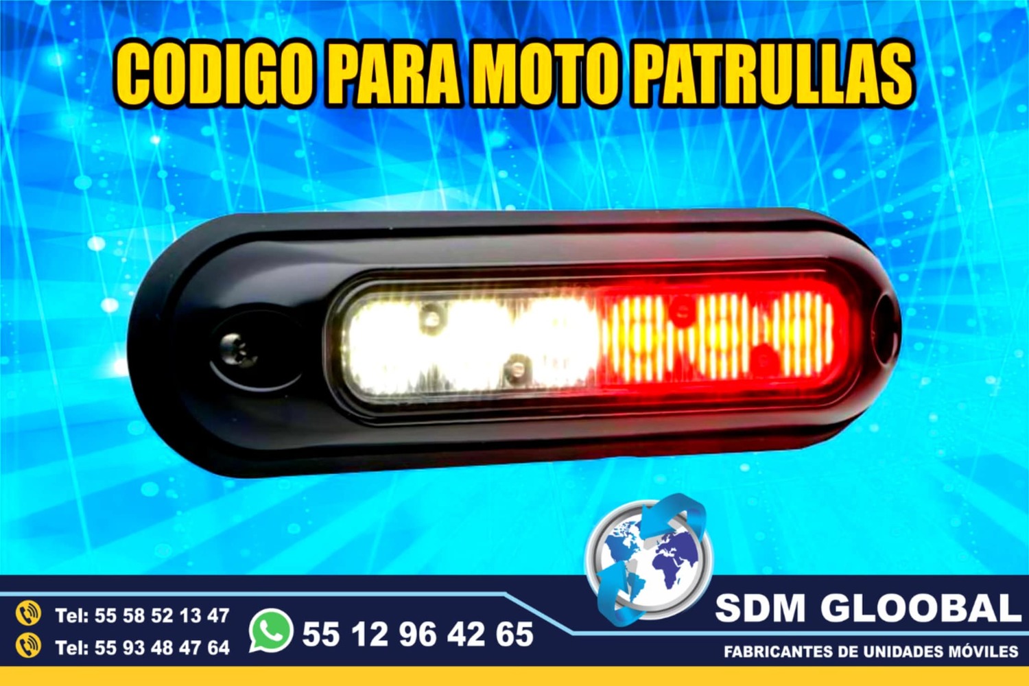 Venta de Luces auxiliares codigos estrobos escolta ministerial ficalia  <br>