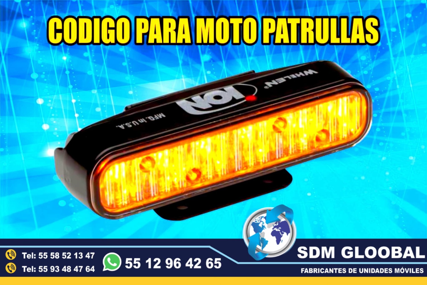 Venta de Luces auxiliares codigos estrobos escolta ministerial ficalia  <br>