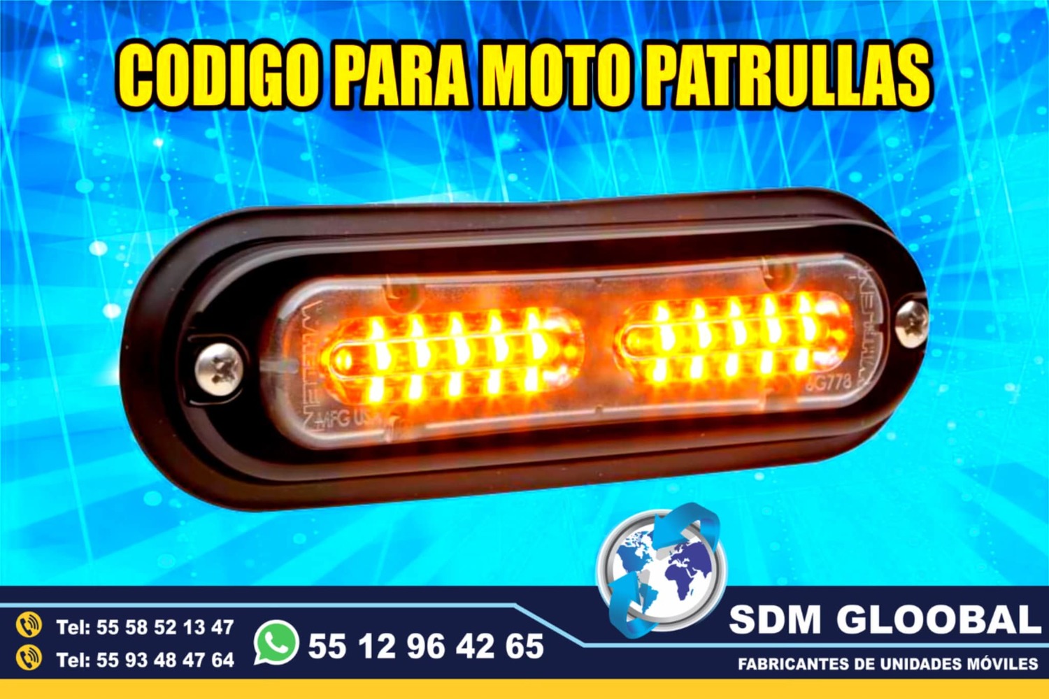 Venta de Luces auxiliares codigos estrobos escolta ministerial ficalia  <br>