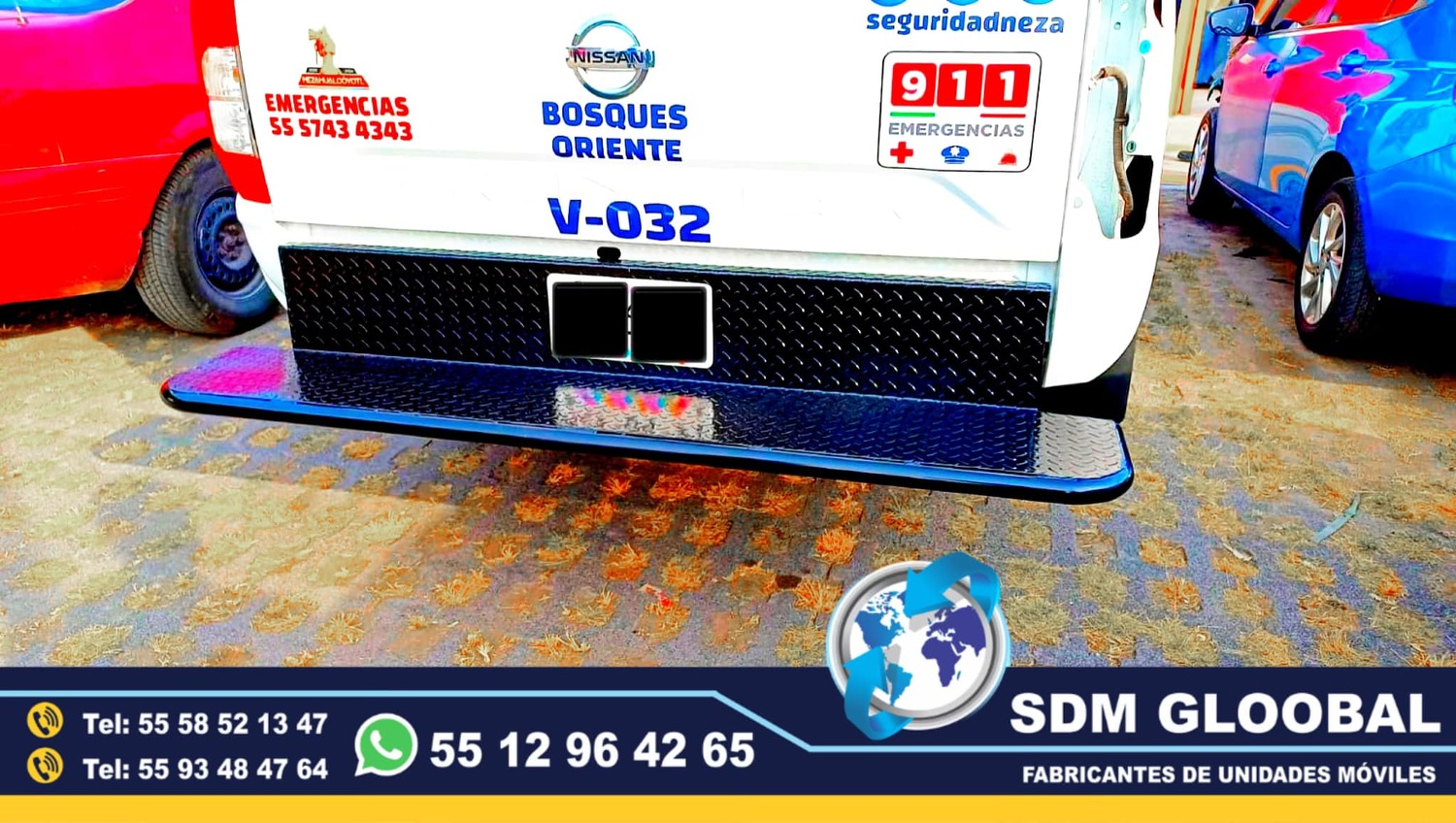 Venta y fabricacion de Defensa trasera tipo escalon para Patrullas<br>