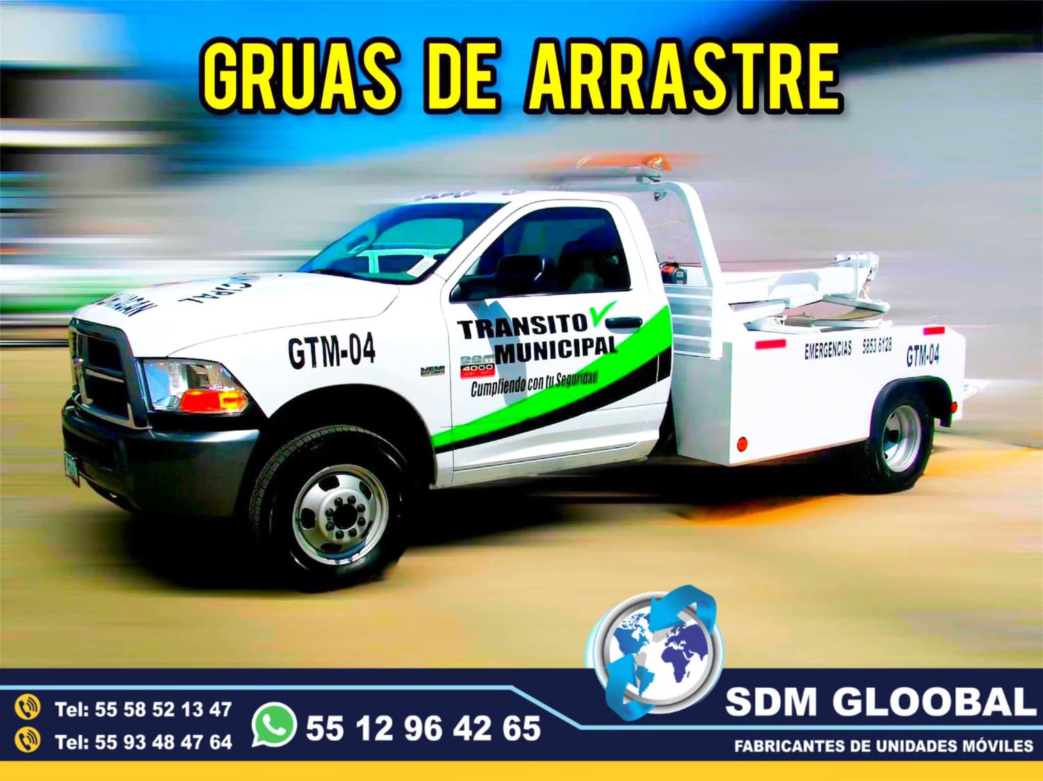 Fabricantes de Gruas de Plataforma Rescate Salvacion en Mexico<br>