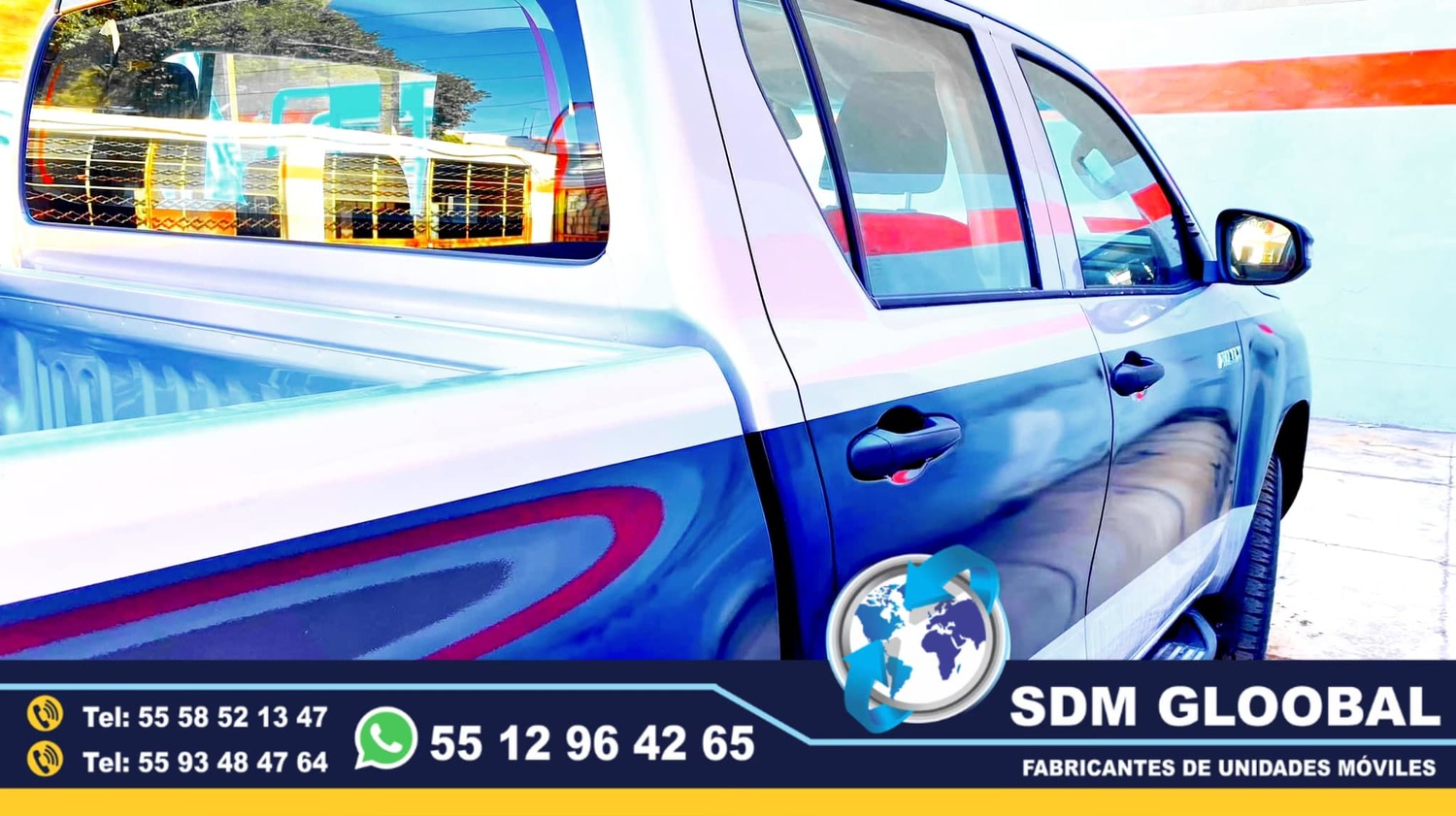 Aplicacion de Pintura para Patrullas y Unidades Moviles de seguridad<br>