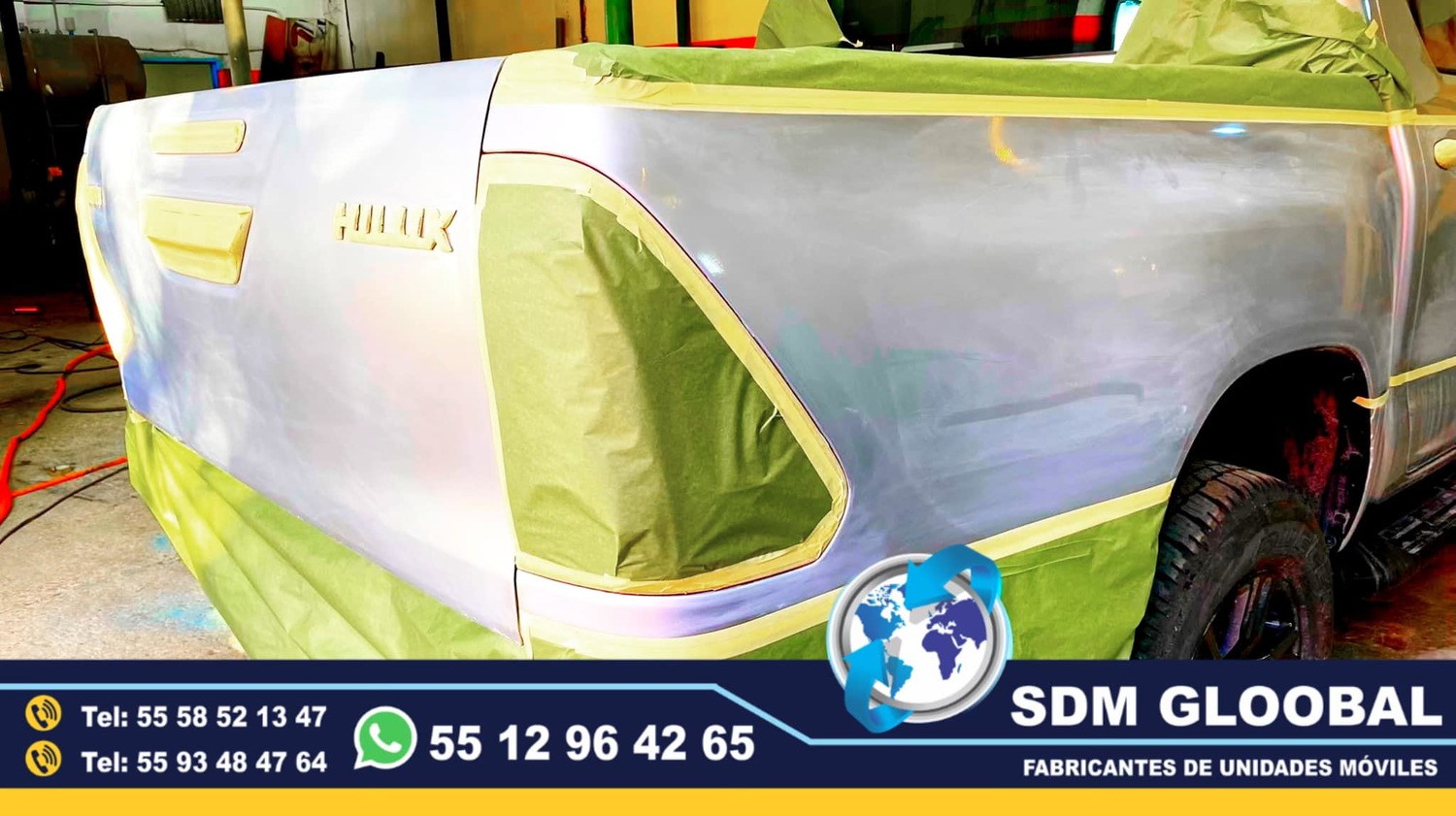 Aplicacion de Pintura para Patrullas y Unidades Moviles de seguridad<br>