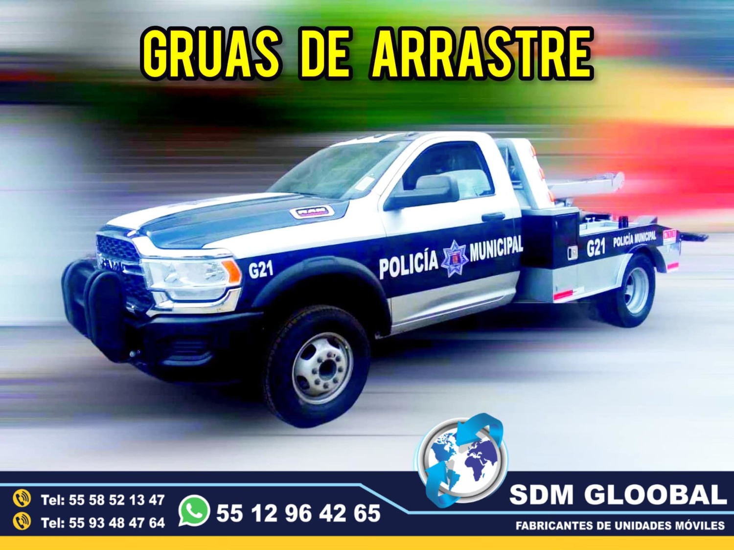 Venta de Gruas de Salvamento Rescate pluma Transito Municipal<br>