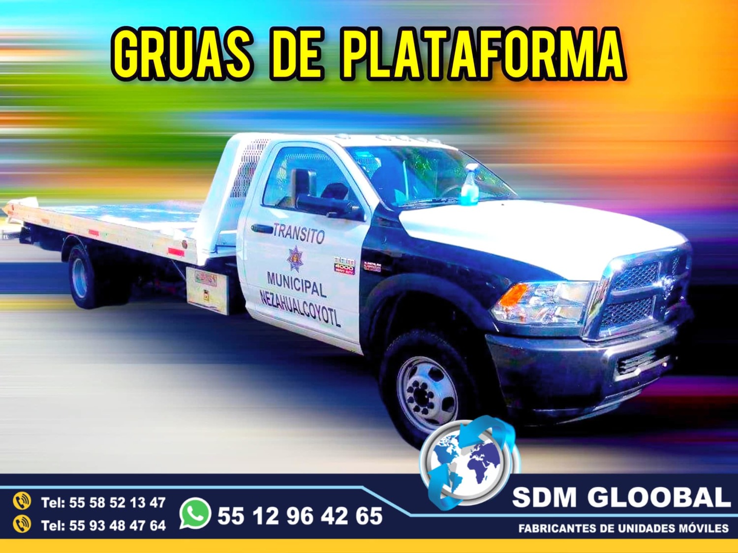 Fabricantes de Gruas de Plataforma Rescate Salvacion en Mexico <br>