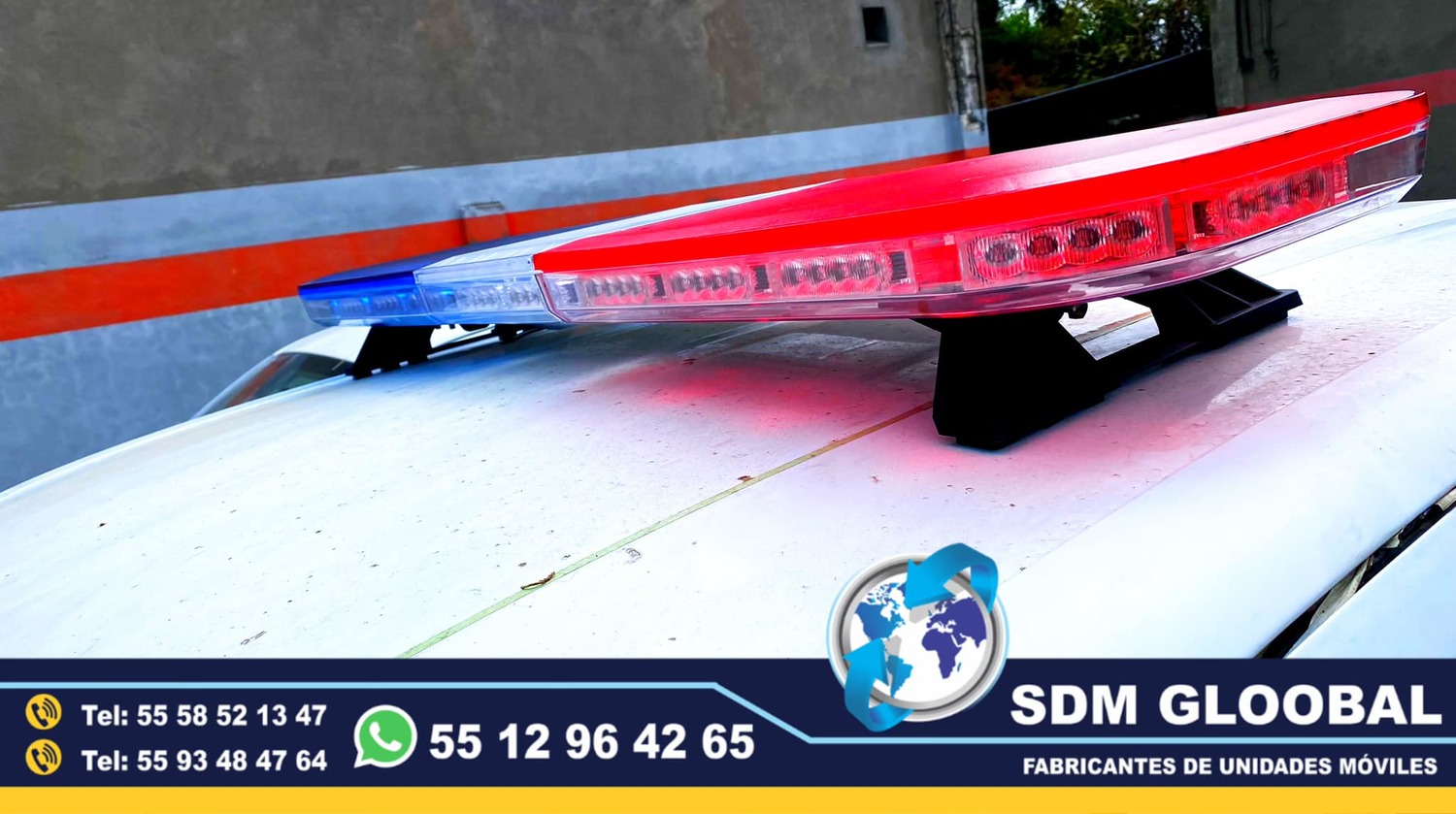 Venta de instalacion de luces para patrullas tipo escolta en Mexico <br>