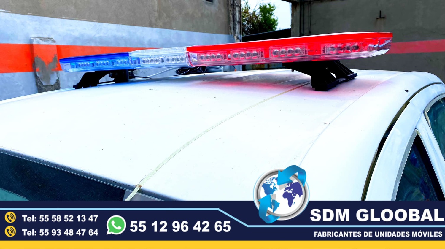 Venta de instalacion de luces para patrullas tipo escolta en Mexico <br>