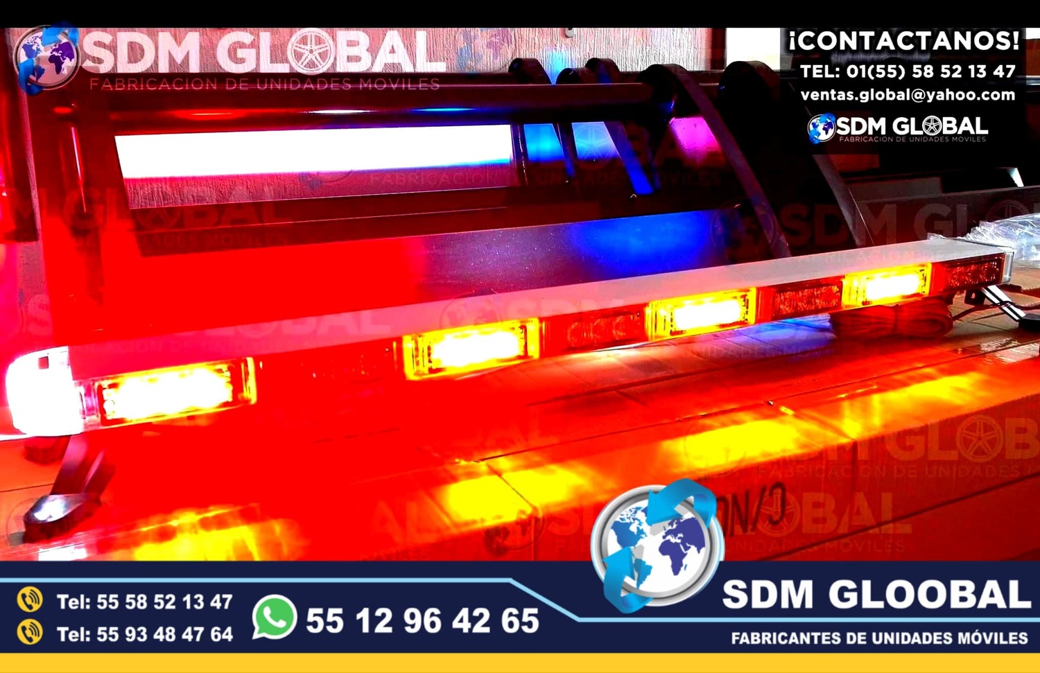 Venta de instalacion de luces para patrullas tipo escolta en Mexico <br>