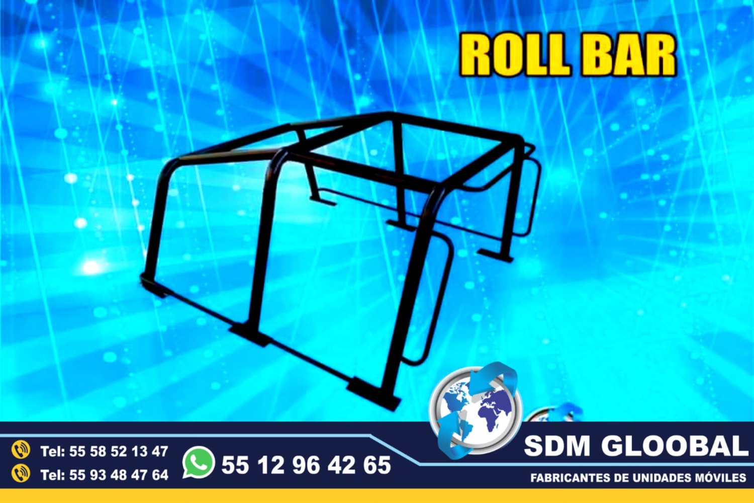 Fabricacion y venta de Roll bar para Patrullas pick up camionetas  <br>