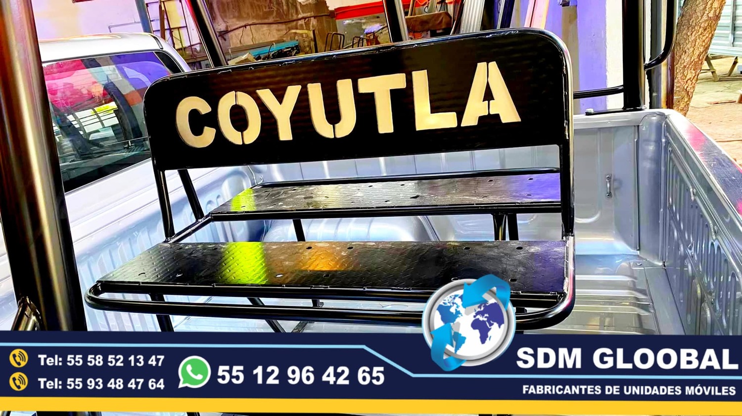 Personalizacion con corte de laser en equipo y accesorios metalicos para patrullas ambulancias<br>