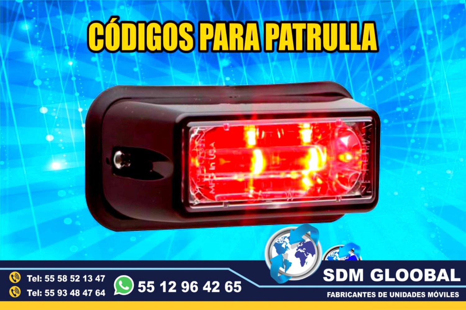 Venta de Luces auxiliares codigos estrobos escolta ministerial ficalia  <br>